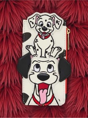 Loungefly Disney 101 Dalmatians Pongo & Freckles Card Holder NWT